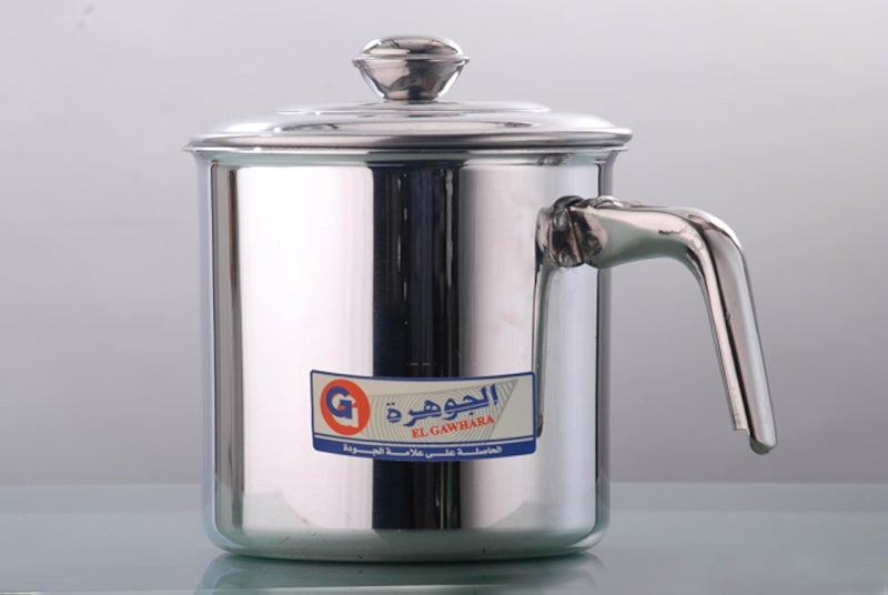 Super Milk Pot Stainless Handle Aluminium size 14 (1.5) Silver